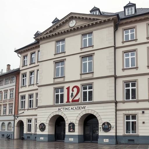 D'Fassade vo dr Schauspielakademie Züri am Zeltweg 12