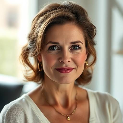 Porträt vo dr Karin Brunner, Schauspilerin und Dozäntin