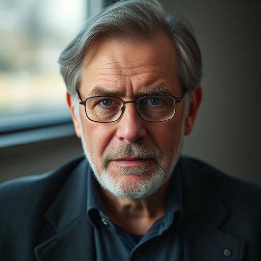Porträt vom David Schneider, Schauspiler und Dozänt